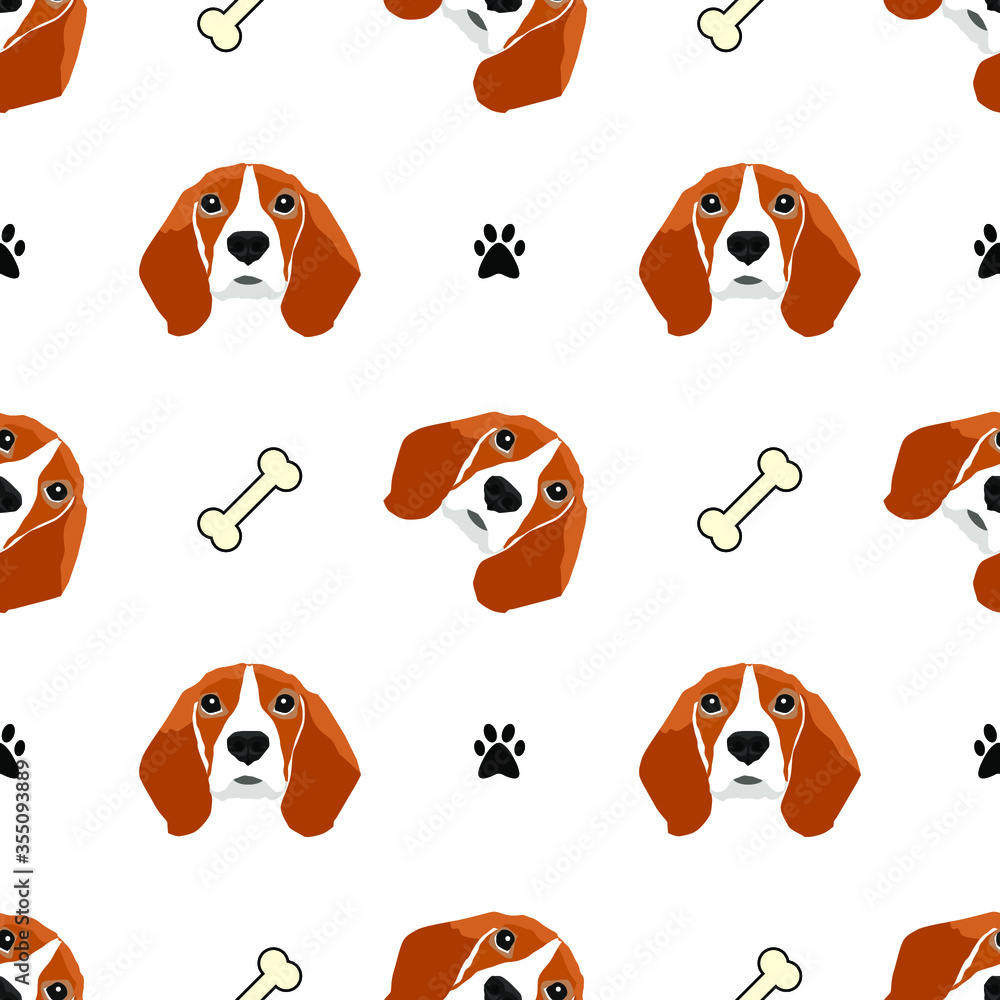 seamless pattern with dogs seamless pattern with dogs