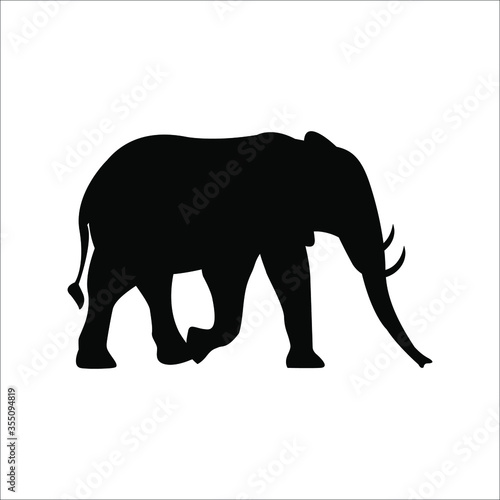 elephant silhouette vector