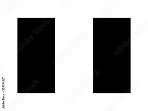 Chad Flag Black and White. Country National Emblem Banner. Monochrome Grayscale EPS Vector File.