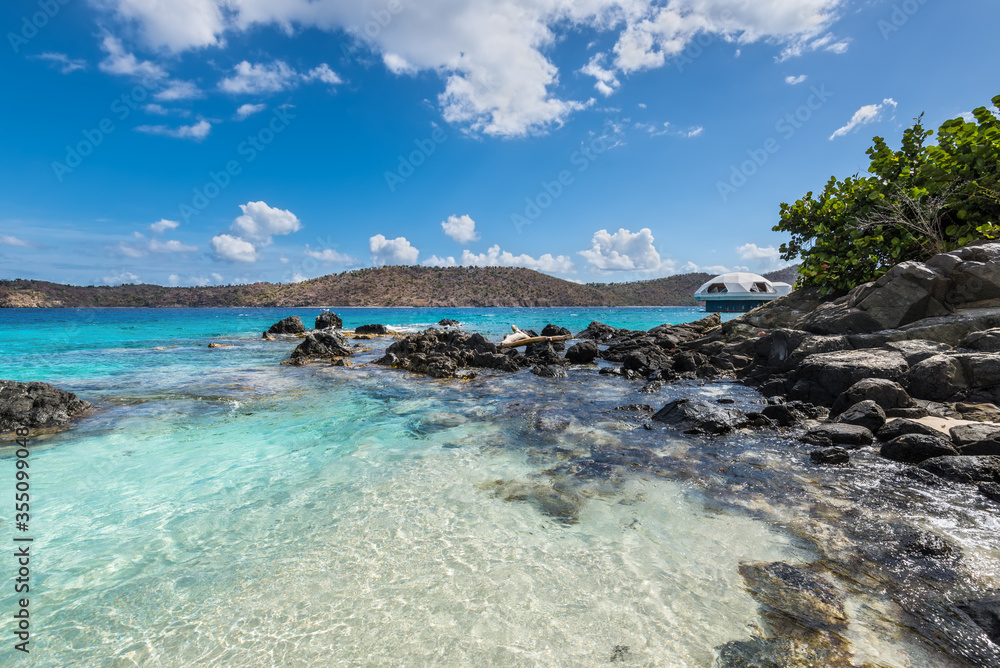 Coki Point Beach in St Thomas, USVI, Caribbean Coki Point Beach in St Thomas, USVI, Caribbean
