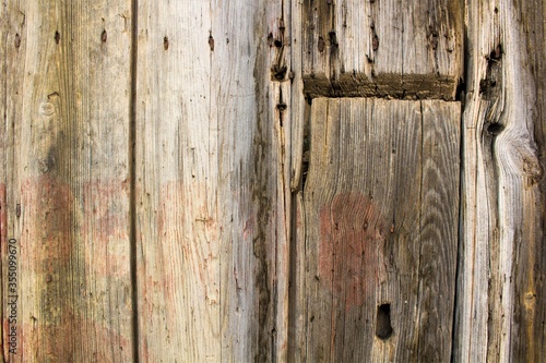 evocative image of texture of old vertical wooden planks