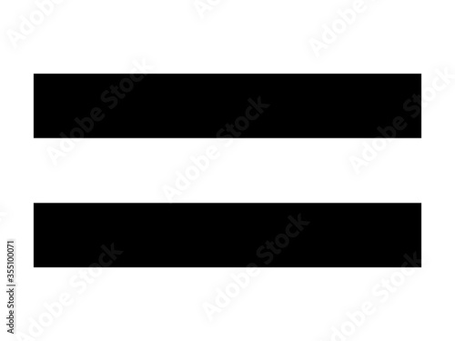 Hungary Flag Black and White. Country National Emblem Banner. Monochrome Grayscale EPS Vector File.