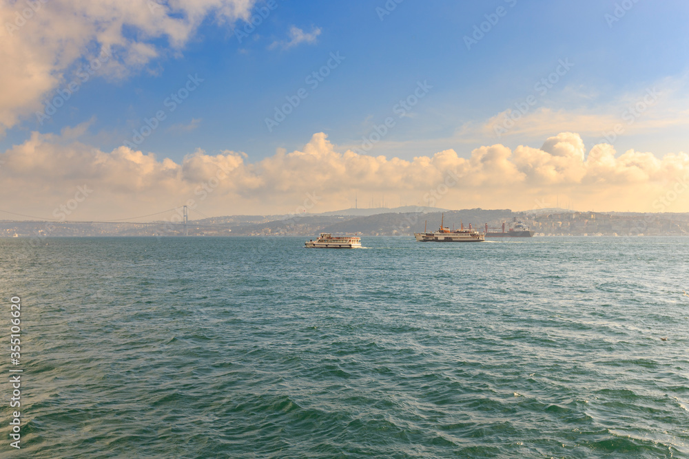 Bosphorus strait, Istanbul, Turkey.