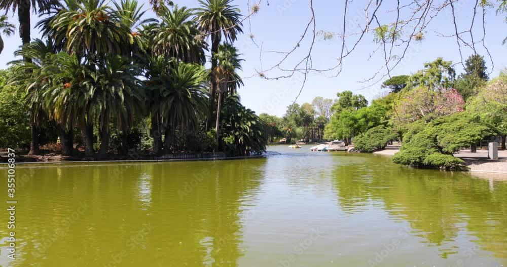 Argentina Rosario Independence park lake Argentina Rosario Independence park lake