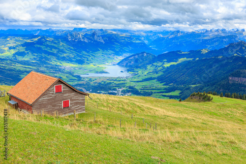 View on Mount Rigi, Switzerland.