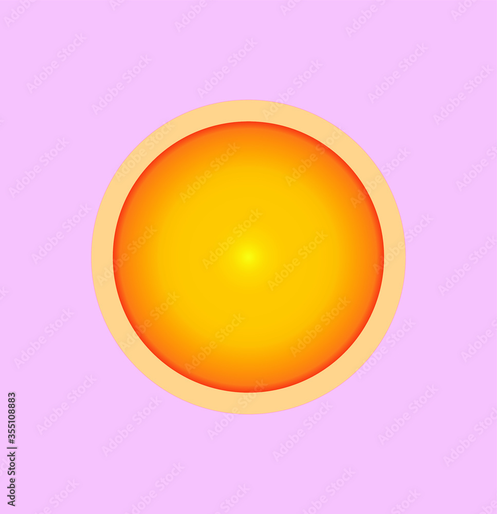 sun icon. illustration for web and mobile design.