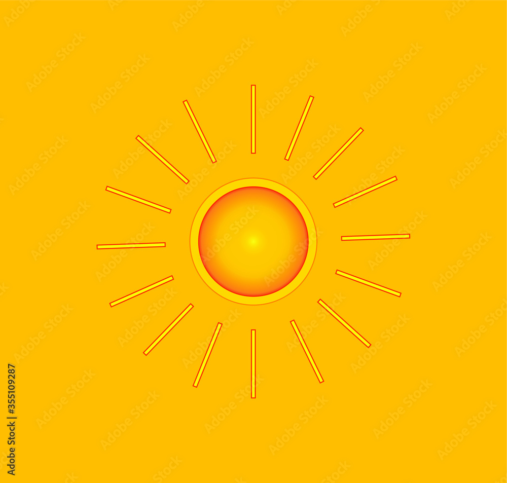 sun icon. illustration for web and mobile design. sun icon. illustration for web and mobile design.