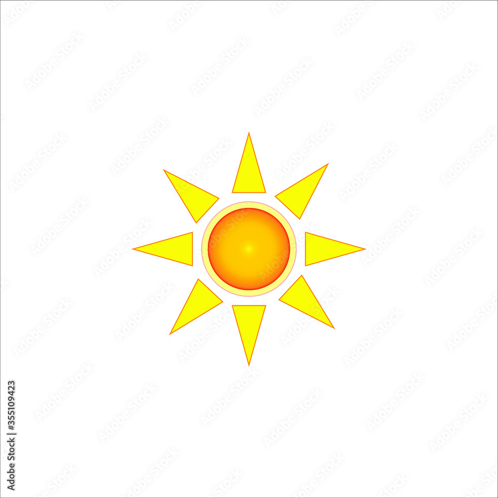 sun icon. illustration for web and mobile design. sun icon. illustration for web and mobile design.