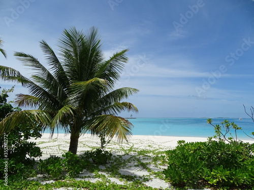 Fototapeta Naklejka Na Ścianę i Meble -  Strandurlaub auf den Malediven