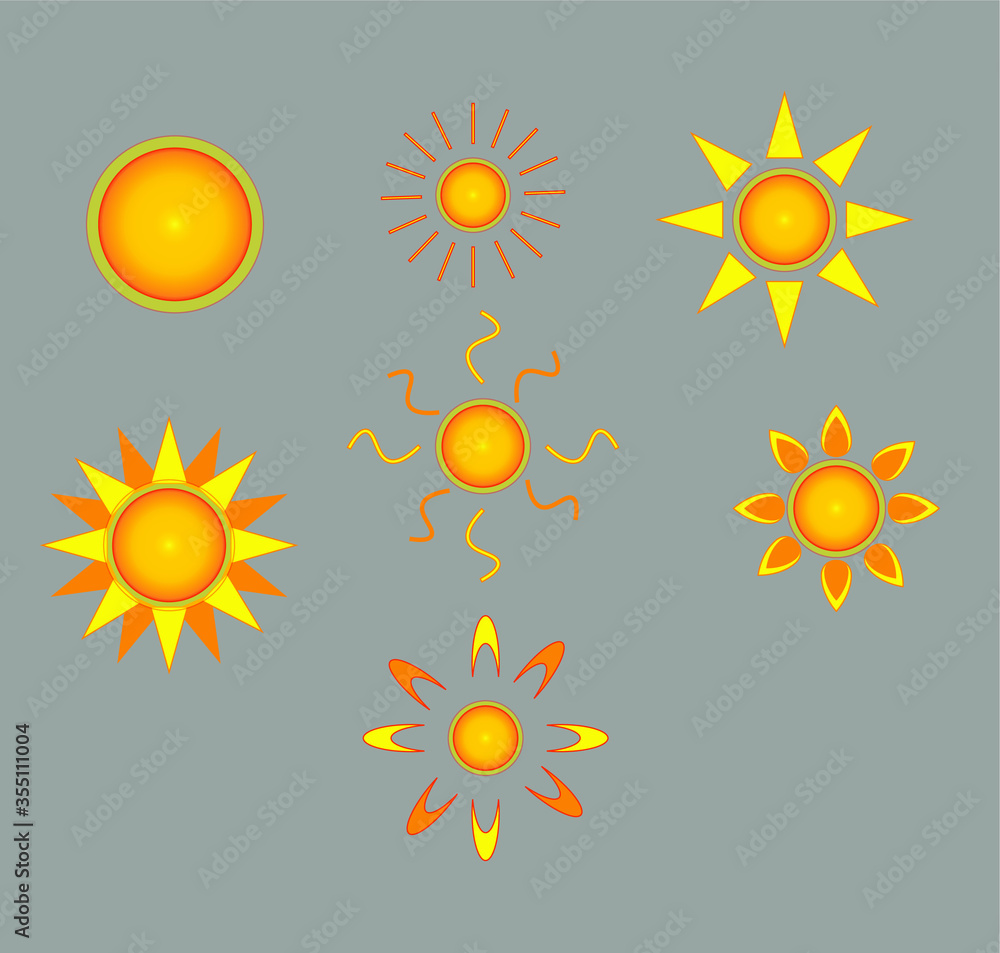 Fototapeta premium sun icon. illustration for web and mobile design.