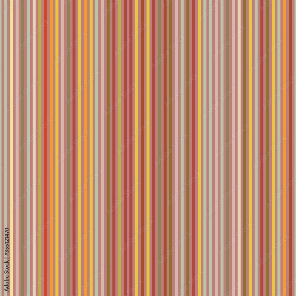 Vertical stripes seamless vector pattern in rusty earth tones. Simple surface print design. For backgrounds, fabrics, stationery, and packaging. Vertical stripes seamless vector pattern in rusty earth tones. Simple surface print design. For backgrounds, fabrics, stationery, and packaging.