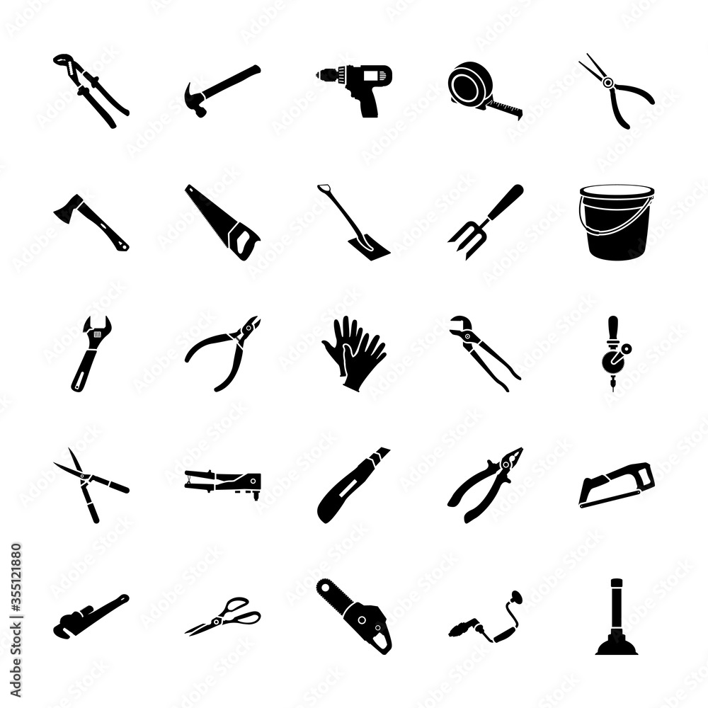 Tools Vector Icon Set Tools Vector Icon Set