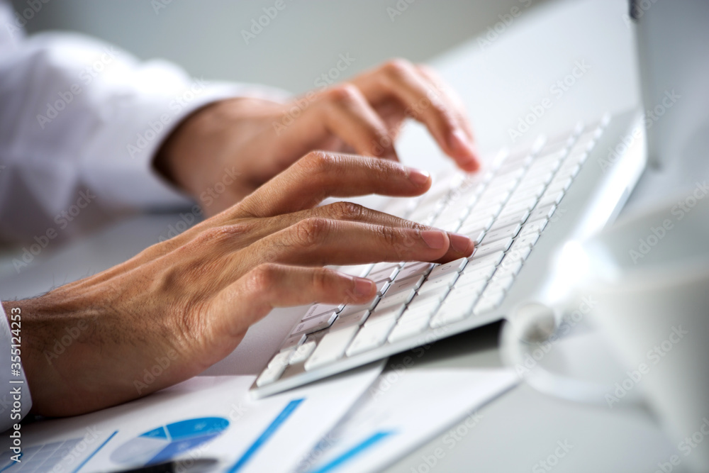 Close-up of hands of businessman Close-up of hands of businessman