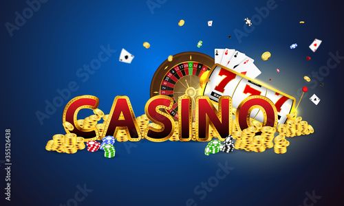 Online casino. Smartphone or mobile phone, slot machine, casino chips flying realistic tokens for gambling, cash for roulette or poker,