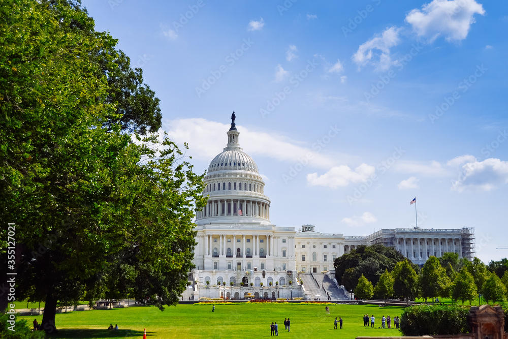 United States, Washington DC - September 10, 2019 US Capitol Building