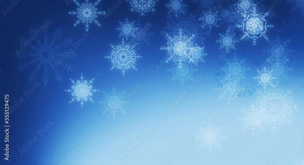 art christmas blue background with snowflakes and space for text art christmas blue background with snowflakes and space for text