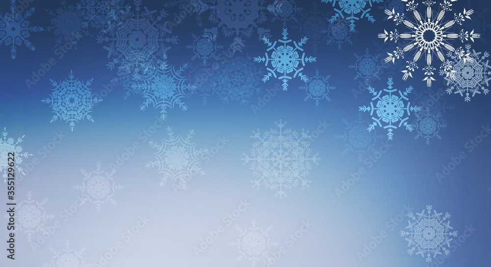 art christmas blue background with snowflakes and space for text art christmas blue background with snowflakes and space for text