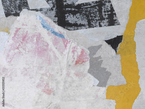 Fond affiches déchirées