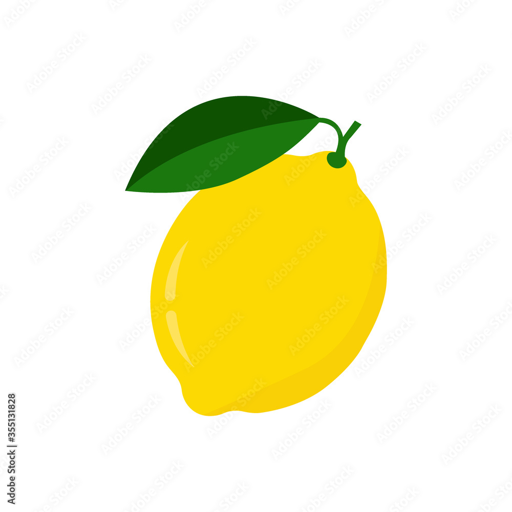 Fresh lemon icon vector illustrations Fresh lemon icon vector illustrations