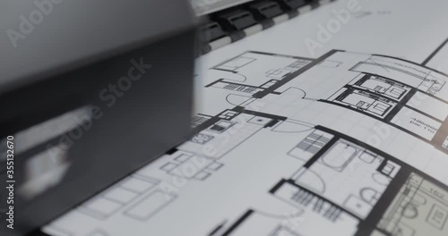 Large format printer printing