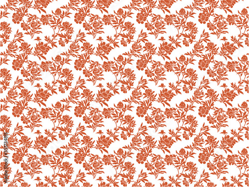 seamless pattern with flowers