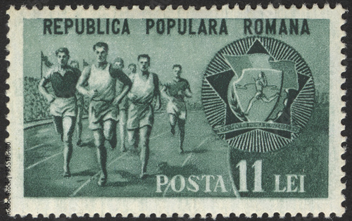 Republica Populara Romana historical stamp. Republica Populara Romana stamp collection.