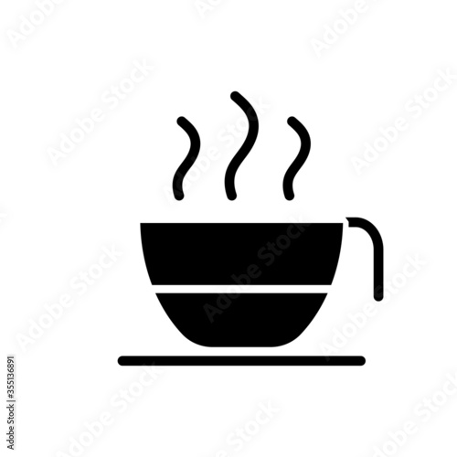 hot drink cup  glyph icon