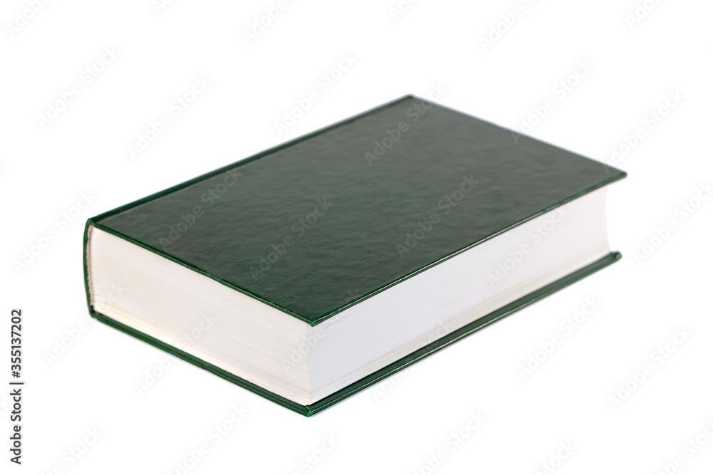 Single book isolated on white background, education Single book isolated on white background, education