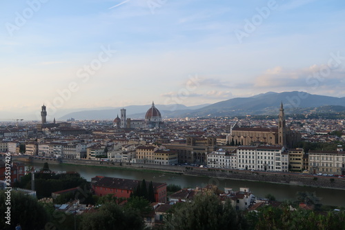 Viewpoint over Florence in Italy