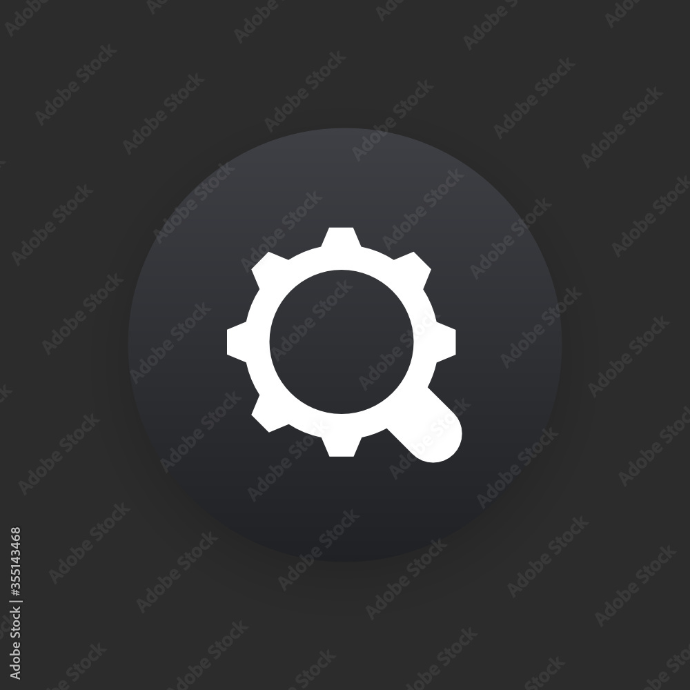 Search Engine Optimization - Matte Black Web Button Search Engine Optimization - Matte Black Web Button