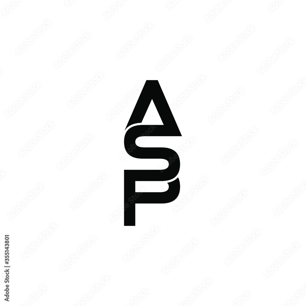 asp letter original monogram logo design asp letter original monogram logo design