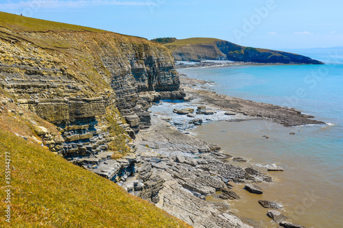 Dunraven Bay and Witches Point, Vale of Glamorgan, South Wales. photo