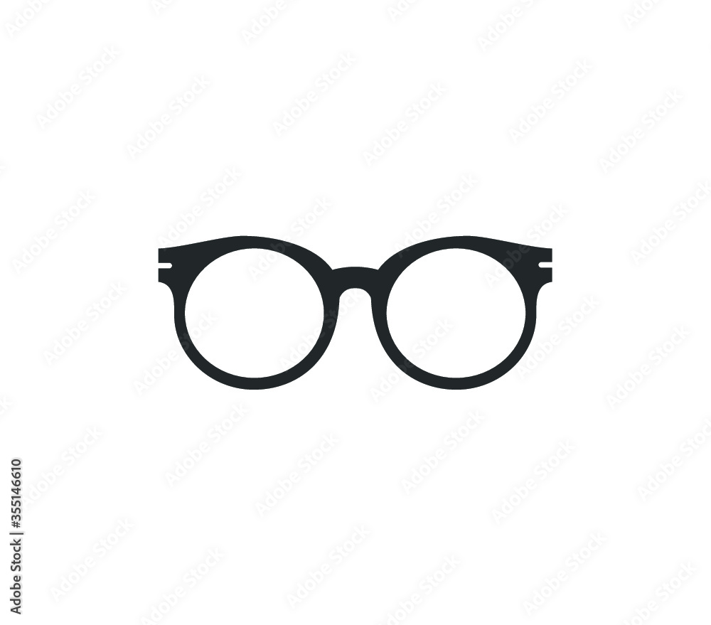 Glasses Icon. Retro glasses vector illustration Glasses Icon. Retro glasses vector illustration