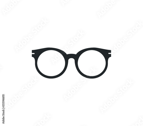 Glasses Icon.  Retro glasses vector illustration