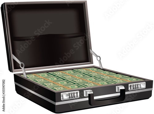 Briefcase full of cash