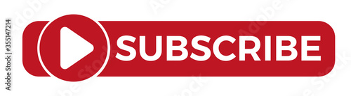 Subscribe button icon. Vector illustration. Business concept subscribe pictogram vector