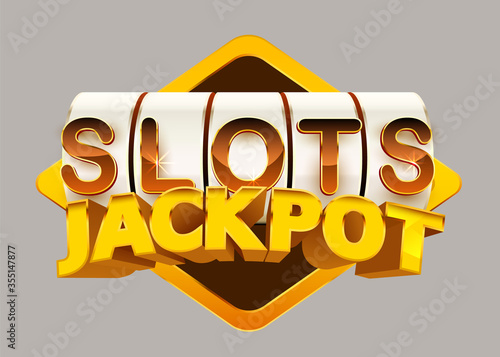 Slot machine wins the jackpot. 777 Big win casino concept.