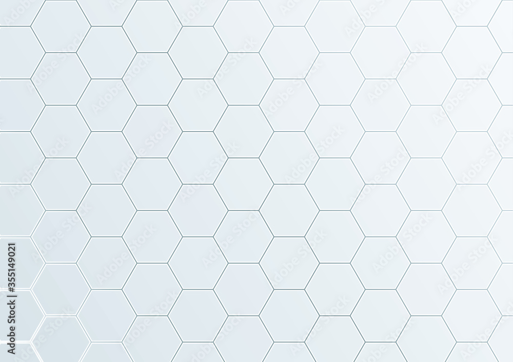 Hexagon pattern grid background vector illustration for abstract modern futuristic design.
Hexagon pattern grid background vector illustration for abstract modern futuristic design.