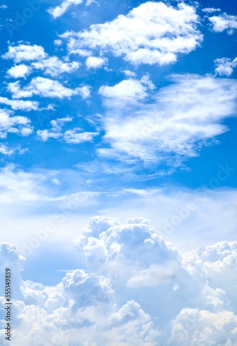 blue sky with clouds