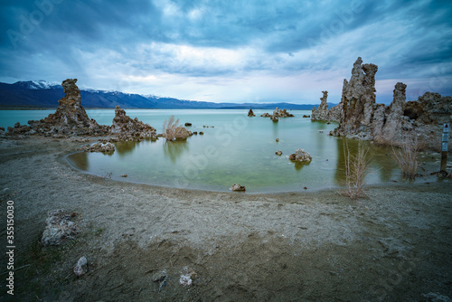 south tufa at the mono lake in california, usa