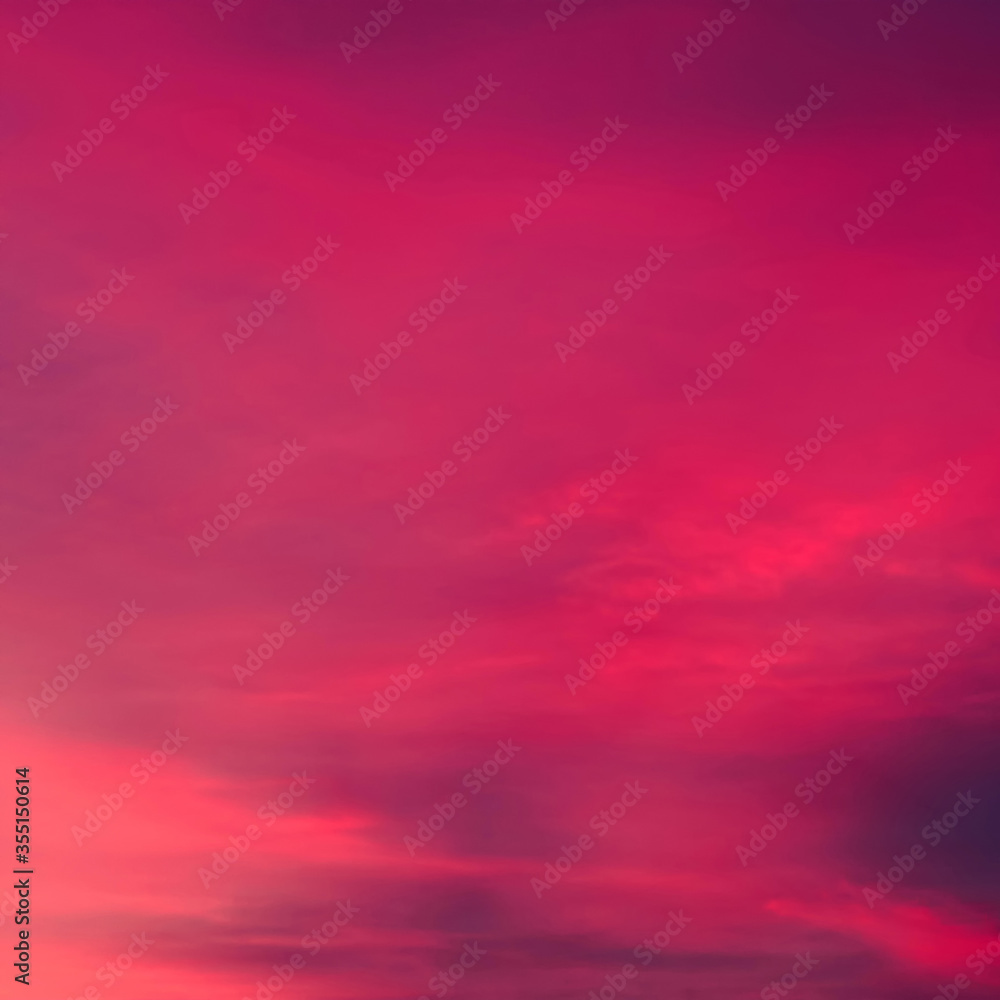 Beautiful pink and purple sky background