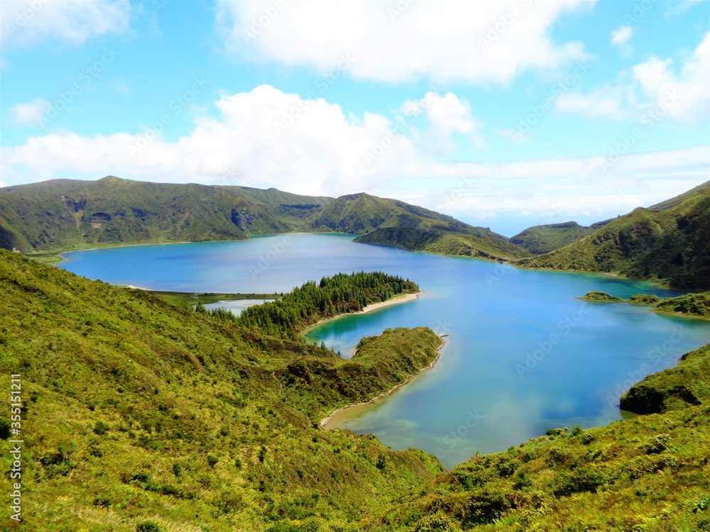 View of lake - São Miguel, Açores