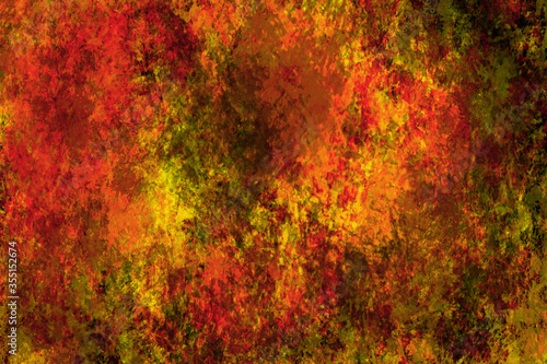 Red, Black and Yellow Grunge Background