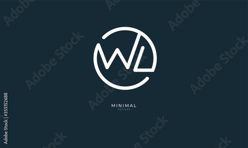 Free Download Alphabet letter icon logo WL - GFXLoad