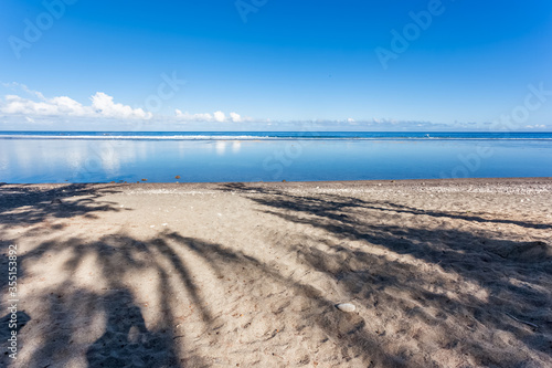 beach and sea  Saint-Leu  Reunion island 