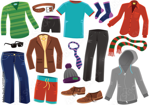 Various male clothing