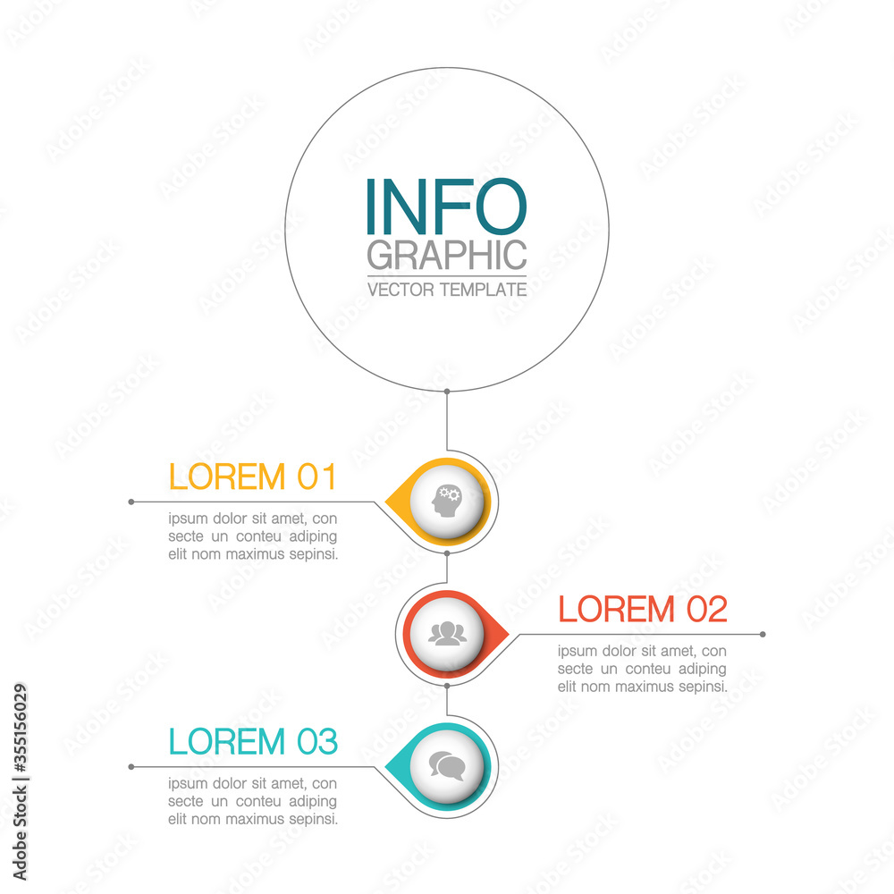 Vector iInfographic template for business, presentations, web design, 3 options. Vector iInfographic template for business, presentations, web design, 3 options.