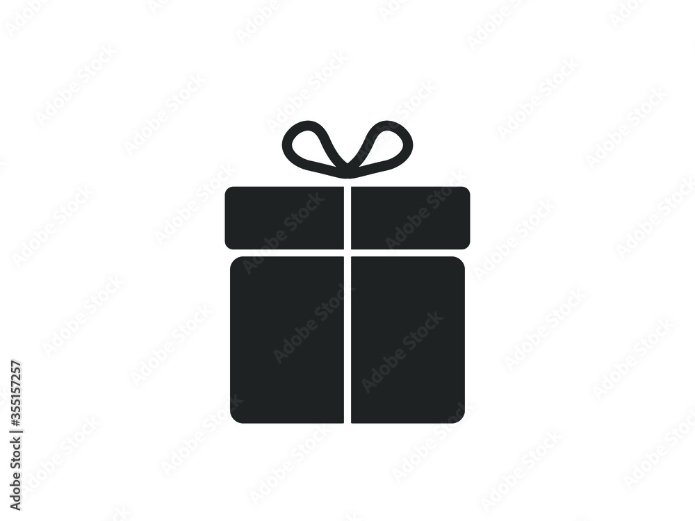 Present packaging vector illustration. Present icon. Present packaging vector illustration. Present icon.