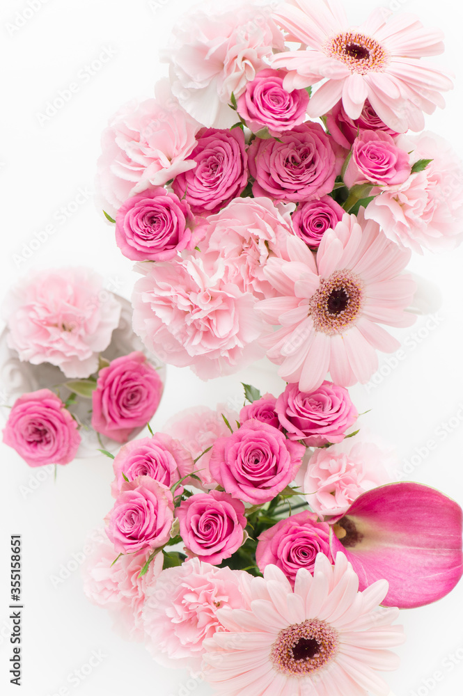 ピンクのブーケ