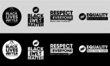 black lives matter - sticker - label - logo
